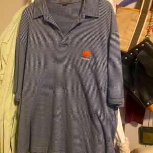 Striped Blue and White mens shirt